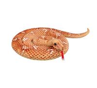 FakeFace Serpent en Peluche Douce Poupée Simulation Boa Constrictor Serpent Peluche Géant Animal Jouet de Farce Cadeau pour Enfant et Adulte 200cm (Serpent) (Jaune)