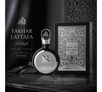 Fakhar Lattafa Black Edition 100ML, Cadeau de vacances, de Pâques, d'anniversaire Verre