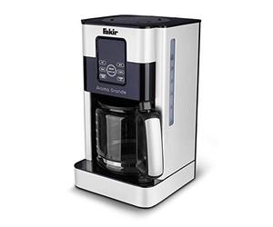 Fakir Aroma Grande 9231001 Cafetière filtre avec verseuse en verre et écran tactile, indicateur de niveau d'eau, jusqu'à 12 tasses, blanc 1000 W