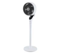 Fakir Prestige VC° 550 Ventilateur sur pied 2 en 1, moteur CC silencieux, 12 niveaux, blanc