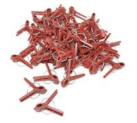 FAKKA 100 Pièces Mini Greffe en Plastique Pince Greffage Tomates Clip Greffage pour Légumes Vigne