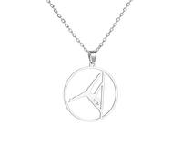 FAKKA Collier Classique Homme Femme Bijoux Pendentif Artistic Gymnastics Pole Dance Support Action