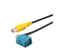 Fakra z femme à RCA Adaptateur de câble vidéo Femme Revers de voiture Vue arrière Caméra adaptateur Caméra Câbles adaptés à Mercedes Benz Compatible With F~rd(Fakra Z F90 to RCA F)