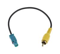 Fakra Z Mâle vers RCA Mâle Câble Adaptateur Compatible avec Mercedes Command PCM 2.1 / PCM 3.0 / Ntg 2.5 / 4.0 / 4.5 Câble Adaptateur Voiture Caméra Reverse Camera