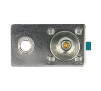 FAKRA Z plug spring pin for soldering 1 prepunched hole - Plaque modulaire enclenchable - FAKRA Z - RAL 5021, bleu d'aniline