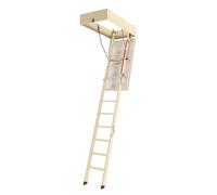 FAKRO - Escaliers escamotables LTK Energy - 60x120/280 - Escalier pour Grenier - Réduit Efficacement Les Pertes de Chaleur - Support de 160kg - Montage Facile