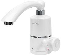 fala Robinet avec chauffe-eau électrique 3 kW 220 V pour montage mural rotatif à 360 ° Robinet pour salle de bain, buanderie, cuisine, camping