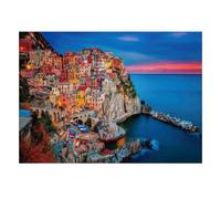 Falaise Village Mer Puzzle, 1000 Pièces Jeu D'intérieur Adulte | 38x26cm Papier, Réduction Du Stress, Amateurs De Détente, Finition Lisse, Cadeau Ami