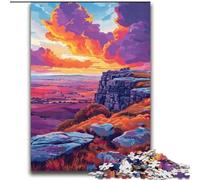 Falaises au Coucher du Soleil, Puzzle 2000 pièces pour Adultes et Adolescents, Jeux éducatifs, décoration d'intérieur et Cadeaux Uniques 70x100cm