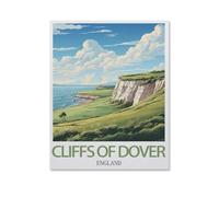 Falaises de Douvres, Angleterre，Puzzle 1000 Pièces en Papier Divertissement Puzzles Jouets Très Difficile Adulte Et Adolescent Casual Jigsaw Puzzle Puzzle（38x26cm）-HU18