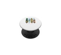 Falaises du Portugal, forêt de lauriers et Fleurs - Vacances Madeira PopSockets PopGrip Adhésif