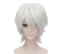 Falamka Perruque unisexe courte multicolore pour costume d’Halloween cosplay