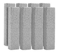 FALAMON Lot de 6 pierres ponces nettoyantes pour cuvettes de toilettes, élimine les anneaux d'eau dure, l'accumulation de calcium, le fer et la rouille. Pierre ponce adaptée pour toilettes, baignoire