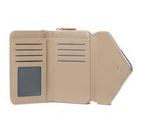 FALAN MULE Petit Porte-Monnaie pour Femme, Porte-Monnaie en Cuir pour Femme avec Pochette à Monnaie, Moderne et Magnifique, Convient à de Nombreuses Occasions C04 Marron