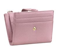 FALAN MULE Portefeuille Femme Porte Carte de Credit Cuir avec RFID Blocage Portefeuille Slim Porte-Monnaie Monnaie Femmes Portefeuille A05 Rosa