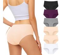 FALARY Culotte Femme Coton sous-vêtements Femme Slip Culotte Confortable sous-vêtements Femme sous-vêtements Sport Respirant Multipack（XS/GR.36 EU, Multicolore-1）