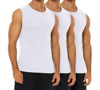 FALARY Maillots de Corps Homme Lot de 3 Blanc Debardeur Homme Musculation 100% Coton XL