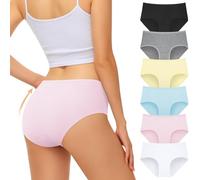 FALARY Slip Femme Coton Culotte Femme Slip Femme Culotte Confortable Respirant Multipack sous-vêtements Femme Pack de 6（L/42 EU, Multicolore-2）