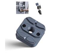 FALCAM F22 Plaque à dégagement Rapide à Double tête Adaptée à Une vis 1/4" + Convient pour Une Connexion à Double tête Support de Moniteur Extension de téléphone Portable F22A4408