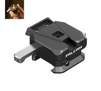 FALCAM F22 Plaque de Fixation Rotative à Dégagement Rapide en V - Système de Double Verrouillage, Rotation à 360° sans Outil pour Cages de Caméra, Plaque, Poignée Latérale - F22A5301