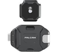 FALCAM F38 Clip Rapide V2, Support Sangle Caméra Verrouillage, ARCA-Swiss, 30kg, Montage Facile.
