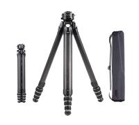 Falcam TreeRoot F38 Pro Trépied en Fibre de Carbone, Trépied de Voyage 61" à Verrouillage Rapide avec Rotule 360°, Charge de 5 kg, Interfaces F22, Vis 1/4", pour Appareils DSLR, Hybrides et Vidéo