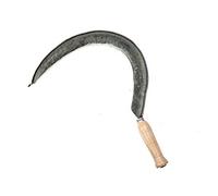 Falci 120751 - 1 Falciola et trempée forgée avec Manche en Bois, 50 cm