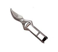 FALCI 247500 - 18 Ciseaux de Vigne et élagage forgée avec Fermeture en Cuir, 18 cm, Gris