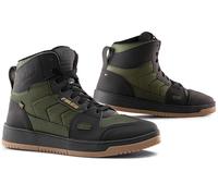 Falco Harlem Chaussures moto, Noir/vert foncé, Taille 42