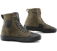 FALCO Lennox 3 Baskets de moto Vert armée CE avec protections D3O Pointure 40