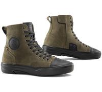 Falco Lennox 3 Chaussures de moto perforées, olive, Taille 42