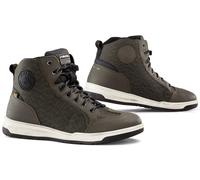 Falco Pyro 2 Chaussures de moto imperméables, Vert militaire, Taille 43