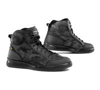 Falco Pyro 2 Chaussures de Moto Sneaker Hommes (Noir/Camouflage) Taille : 42