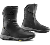 Falco Warden Bottes de moto imperméables, noir, Taille 43