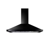 Falcon 110 - Hotte - hotte décorative - largeur : 109.8 cm - profondeur : 49 cm - evacuation & recyclage - noir