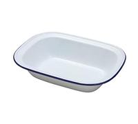 Falcon 44022 Plat à Tarte rectangulaire Blanc 22 cm