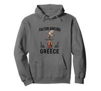 Falcon Around & Finding Out - Funny Greece Spartan Owl Sweat à Capuche