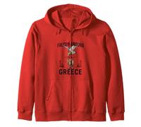 Falcon Around & Finding Out - Funny Greece Spartan Owl Sweat à Capuche