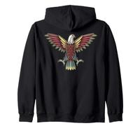 Falcon Bird Art Native American Indigenous People Indian Day Sweat à Capuche