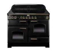 Falcon Classic Deluxe 110 Cuisinière Electrique Noir, Laiton