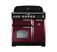 Piano de cuisson vitrocéramique FALCON CLASSIC DELUXE 90 ROUGE AIRELLE CHROME