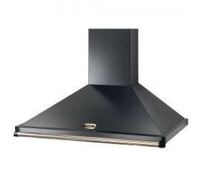 Falcon Classic FALHDC110BB - Hotte - hotte décorative - largeur : 109.8 cm - profondeur : 49 cm - evacuation & recyclage - noir mat