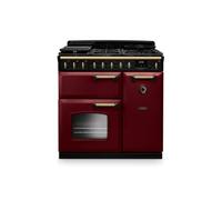 Falcon CLDL90DFPBOR/AB-E1 NGC TAB GAZ 90 Cm Bordeaux Laiton Antique
