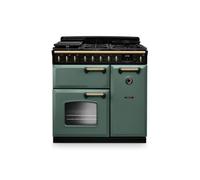 Falcon CLDL90DFPMGR/AB-E1 NGC TAB GAZ 90 Cm Vert Miinéral Laiton Antique
