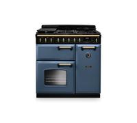 Falcon CLDL90DFPSTB/AB-E1 NGC TAB GAZ 90 Cm Roche Bleue Laiton Antique