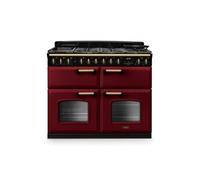 Piano de cuisson mixte FALCON NGC TAB MIX 110 CM BORDEAUX LAITON ANTIQ