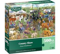 Falcon County Show - Puzzle de 500 pièces XL pour adultes - Magnifiquement illustré - Puzzle de 500 pièces pour adultes, activité amusante pour la maison, puzzles pour les jours de pluie, anniversaire