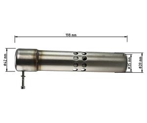 Falcon dB-killer de rechange DISP. D'ÉCHAP. 42 X 198MM