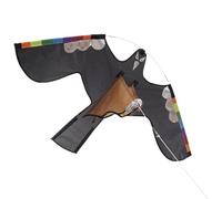 Falcon Dragon pour effrayer le cerf-volant des oiseaux d'oiseaux réalistes | Météo-résistant facile à voler - Protection efficace des oiseaux pour le jardin, l'agriculture, la terrasse | Falcon Kite -