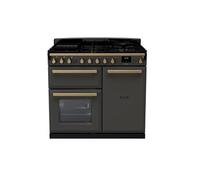 Falcon ESTEL DELUXE TAB GAZ 100 CM ARDOISE LAITON ANTIQUE